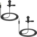 2 Pack Lavalier Microphone Compatible with DJI ...