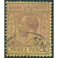 Bahamas 1937 3d purple on orange-yellow SG120a ...