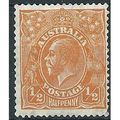 Australia 1933 SG124 1/2d Orange Mounted Mint ....