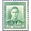 New Zealand KGVI 1941 1d Green Mounted Mint MM ...