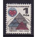 CZECHOSLOVAKIA 1971 REGIONAL BUILDINGS 1Kcs USE...