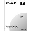 YAMAHA 9.9A 15A OWNERS MANUAL 2001 OUTBOARD MOT...