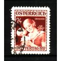 AUSTRIA 1937 SG 804 24G RED MOTHERS DAY FINE USED