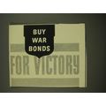 1942 U.S. War Bonds Ad - Buy War Bonds For Victory