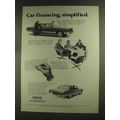 1972 GMAC Financing Ad - Car Financing Simplified