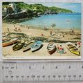 1972 postcard The Beach, Combe Martin