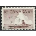 Canada 1955 Eskimo Hunter 10c Purple Brown SG47...