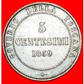 Ⰶ GREAT BRITAIN: ITALY ★ 5 CENTESIMI 1859 TUSCA...