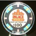 (1) $100. PALACE CASINO CHIP - Mountain Lake Te...