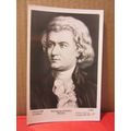 WOLFGANG AMADUS MOZART . Collectorcard..RP unus...