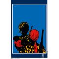 Political POSTER.African MOTHERS with GUN.Anti-...