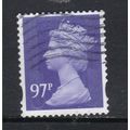 GB 2014 QE2 97p Bluish Violet security Machin (...