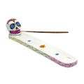 day of the dead white insence holder