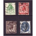 GREAT BRITAIN 1929 PUC SG434/437 SET 4 VALS FIN...