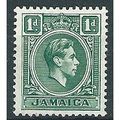 Jamaica 1951 SG122a 1d Blue-Green Mounted Mint ...
