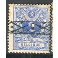 Belgium stamps 1869 - SG 59a - 2c blue pre-canc...