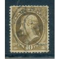 Used 209 10c Thomas Jefferson Very Fine Q3521