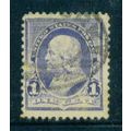 Used 219 1c Benjamin Franklin Barely Clears M01909