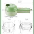 4In1 Electric Vegetable Cutter Multifunctional ...