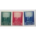Vatican City Stamps Scott #99 To 101, Mint Ligh...