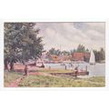 Oulton Broad Art Postcard Suffolk AS7