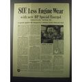 1955 BP Special Energol Visco-static motor oil Ad - 80% less engine wear
