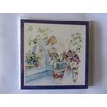 Happy Christmas Robin With Flowers Pack of 10 P...