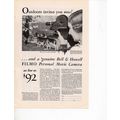 Bell & Howell Filmo Movie Cameras vintage Print...