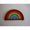 1990's Brownie Rainbow Patch 2" Now Retired Badge