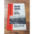1963/64 Charlton vs Leeds Utd - Division 2, 25/...