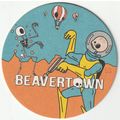 BEER MAT - BEAVERTOWN BREWERY - OUT OF THIS WOR...