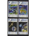 JERSEY SG545-548 1991 EUROPA, SPACE ~ FINE USED