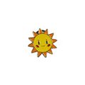 Sun Smile Pin Badge Lapel Brooch Collatable 2.0...