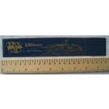 Vintage: blue leather bookmark - RNLI Lifeboats...