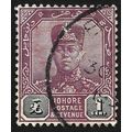 JOHORE 1921 w.MSCA 1c Sc#101 USED @N806