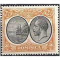 Dominica 1923 SG77 2 1/2d Black & Orange-Yellow...