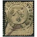 1863 Yvert 27 - used (o) - short corners and cu...