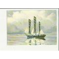 Sailing Ship FRANCE ET CHILI Art Postcard by La...