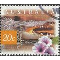 AUSTRALIA, REPTILE, Saltwater Crocodile, brown ...