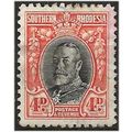 Southern Rhodesia 1931 SG19 4d Black & Vermilli...