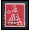 Used C72 10c 50 Stars Runway Fine KA8517