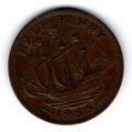 Coins. Pre-Decimal 1955 Elizabeth II. Half Penn...