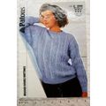 1986 Patons 8588 ladies sweater DK