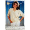 Vintage: Sirdar 8211 top, cotton DK