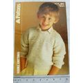1985 Patons 8221 sweater, DK