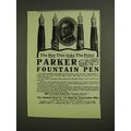 1907 Parker Lucky Curve Fountain Pen Ad - Inks ...