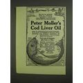 1907 Peter Moller's Cod Liver Oil Ad