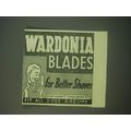 1940 Wardonia Blades Ad - Wardonia Blades for b...
