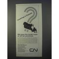 1966 Canadian National Railways Ad - Inside Track