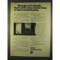 1978 United Cerebral Palsy Ad - Strange as it Sounds